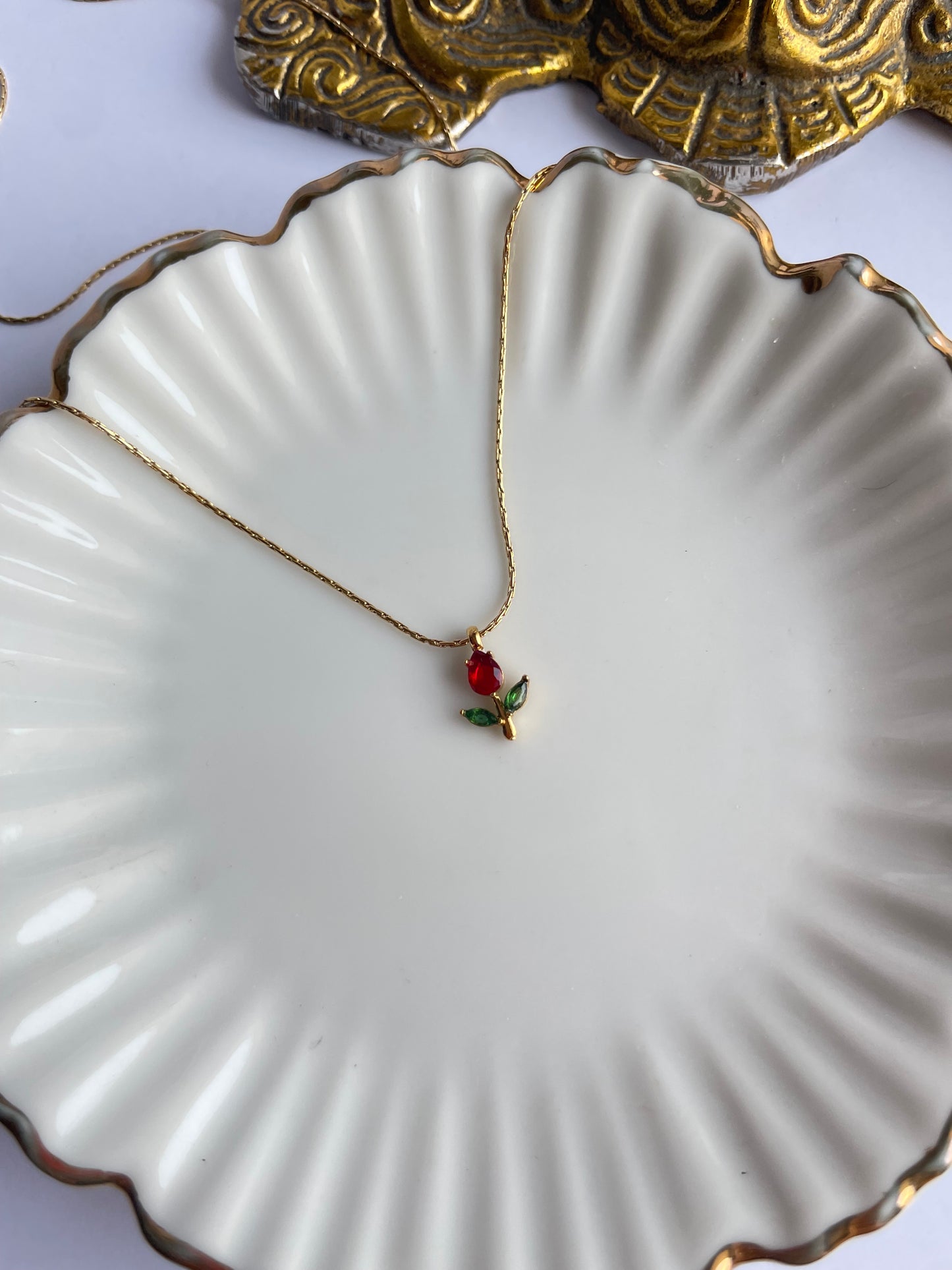 Red Rose Necklace