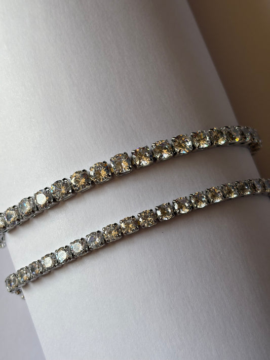 Georgia Bracelet - Silver Thin