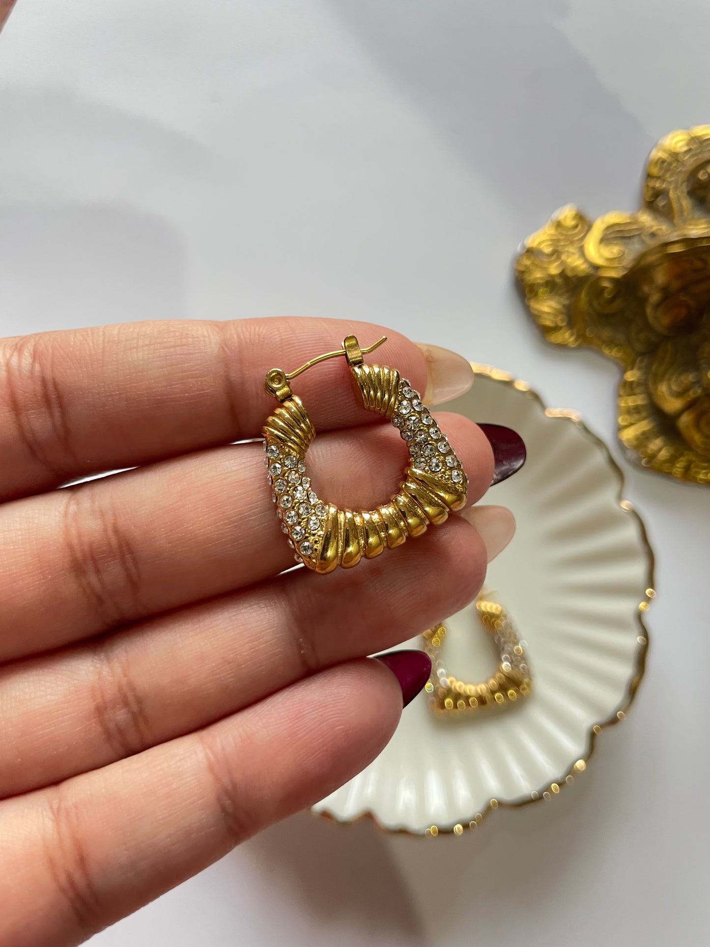 Luxe Boxy Hoops