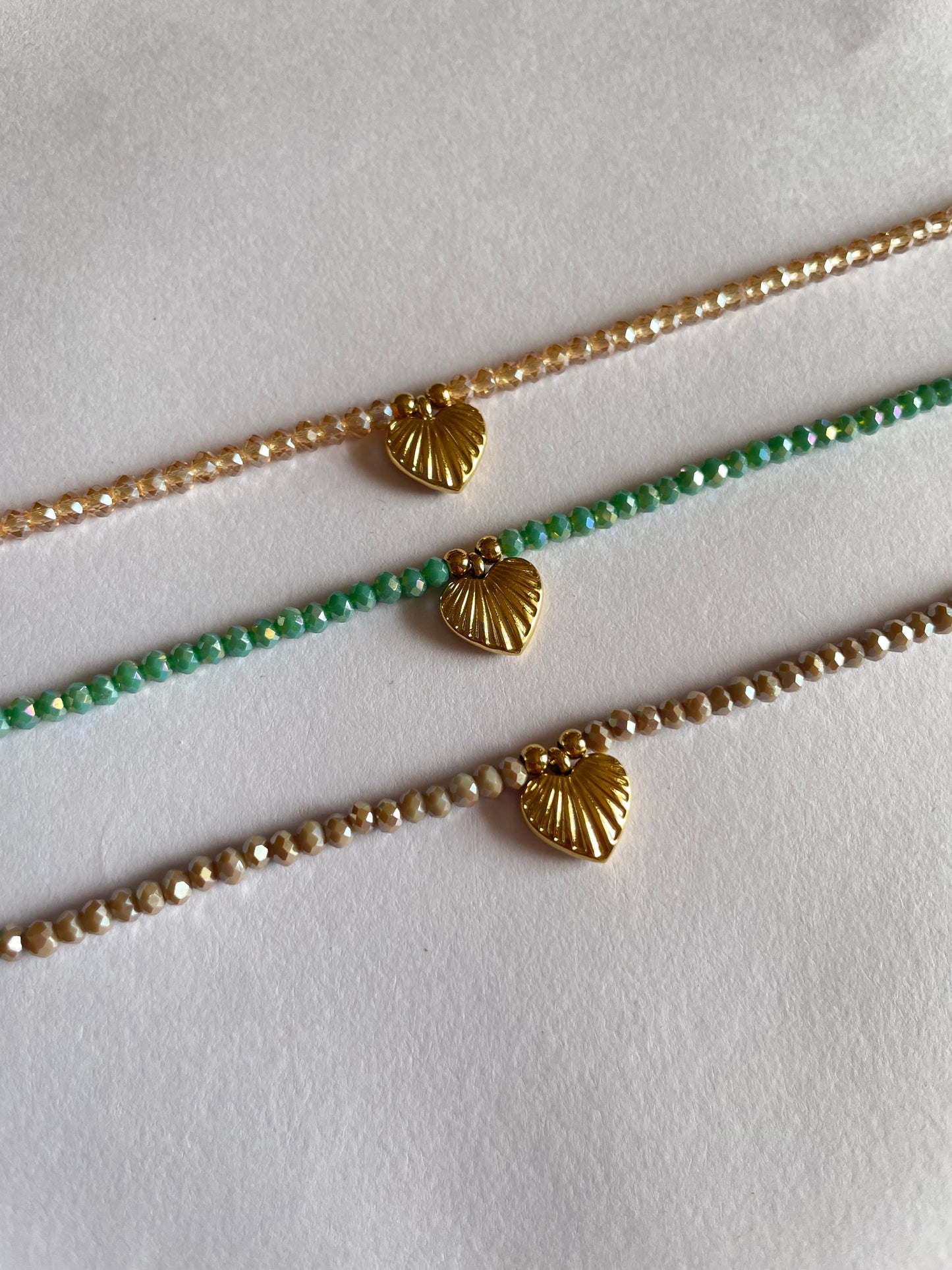 Beaded Heart Bracelet