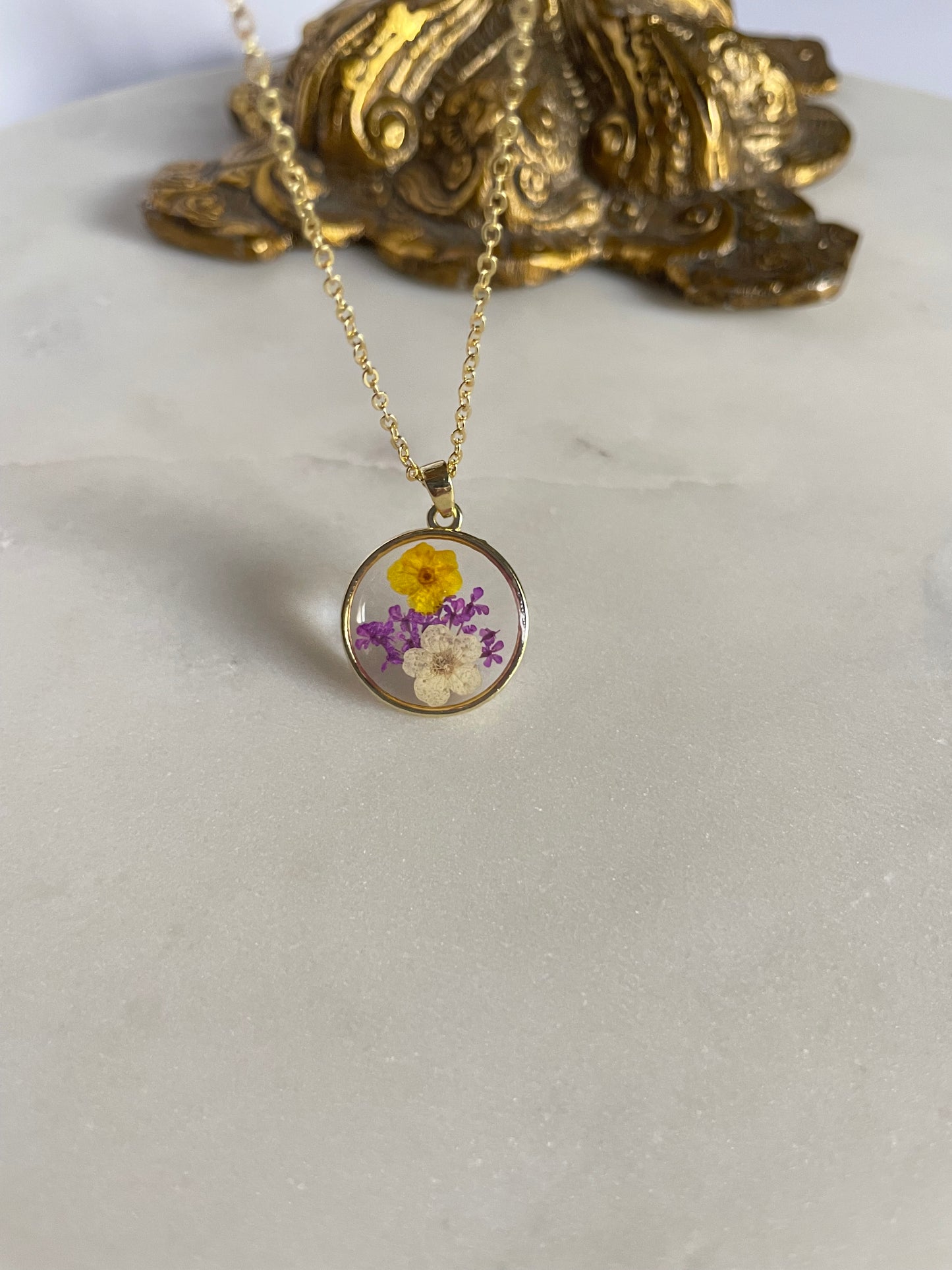 Flora Resin Necklace