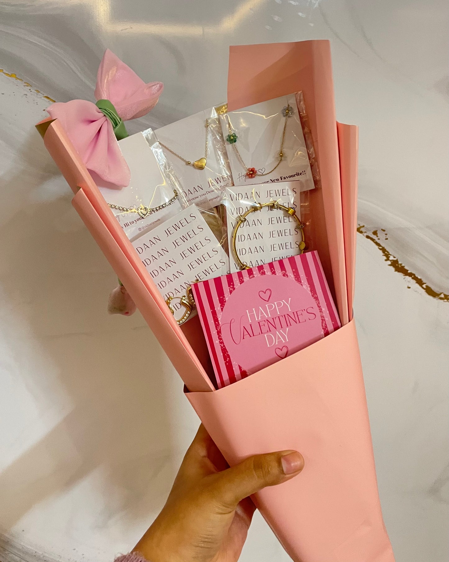 Valentine’s Jewellery Bouquet