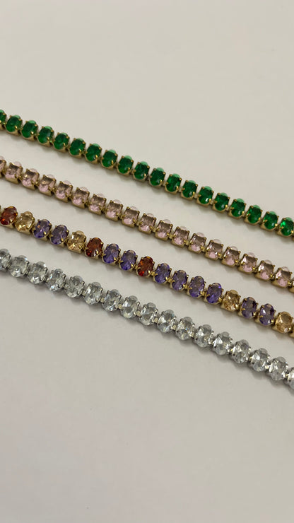 Seina Oval Tennis Bracelet