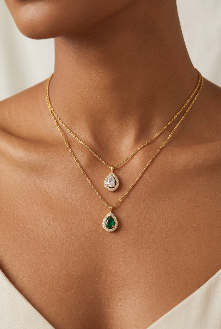 Pear Necklace